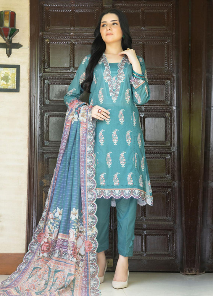 Salina By Regalia Textiles Printed Lawn Suits Unstitched 3 Piece RGT23SSZ-V8 D-01 - Summer Collection