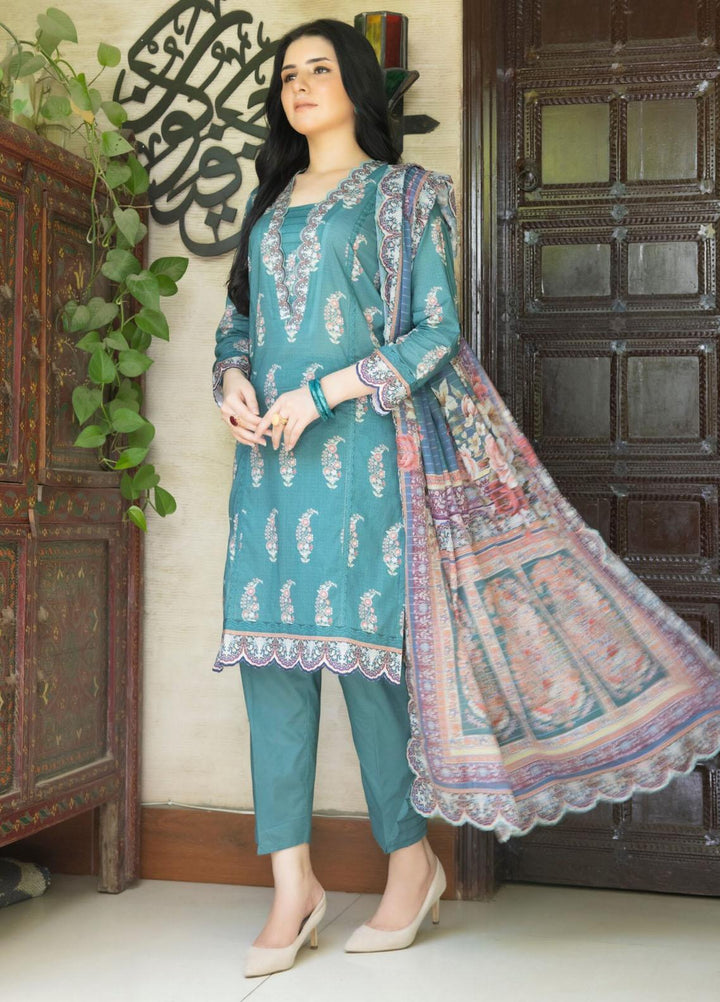 Salina By Regalia Textiles Printed Lawn Suits Unstitched 3 Piece RGT23SSZ-V8 D-01 - Summer Collection