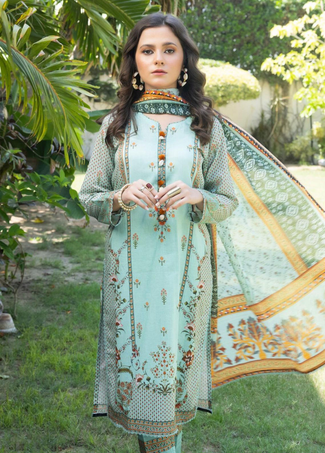 Salina By Regalia Textiles Printed Lawn Suits Unstitched 3 Piece RGT23SSZ-V8 D-02 - Summer Collection