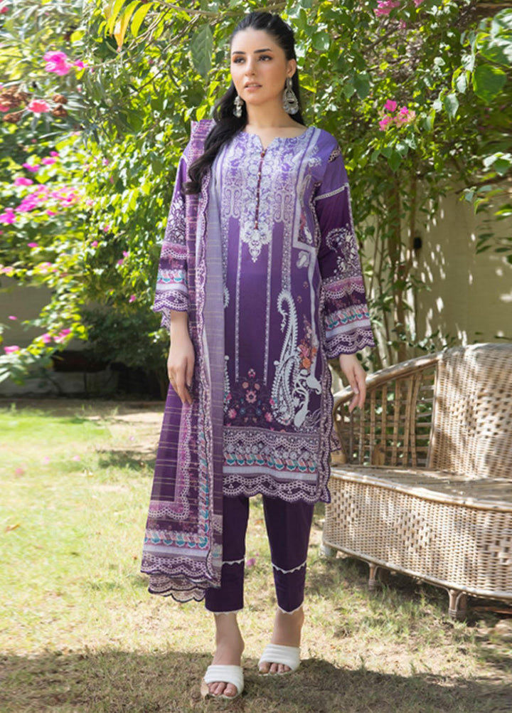 Salina By Regalia Textiles Printed Lawn Suits Unstitched 3 Piece RGT23SSZ-V8 D-06 - Summer Collection