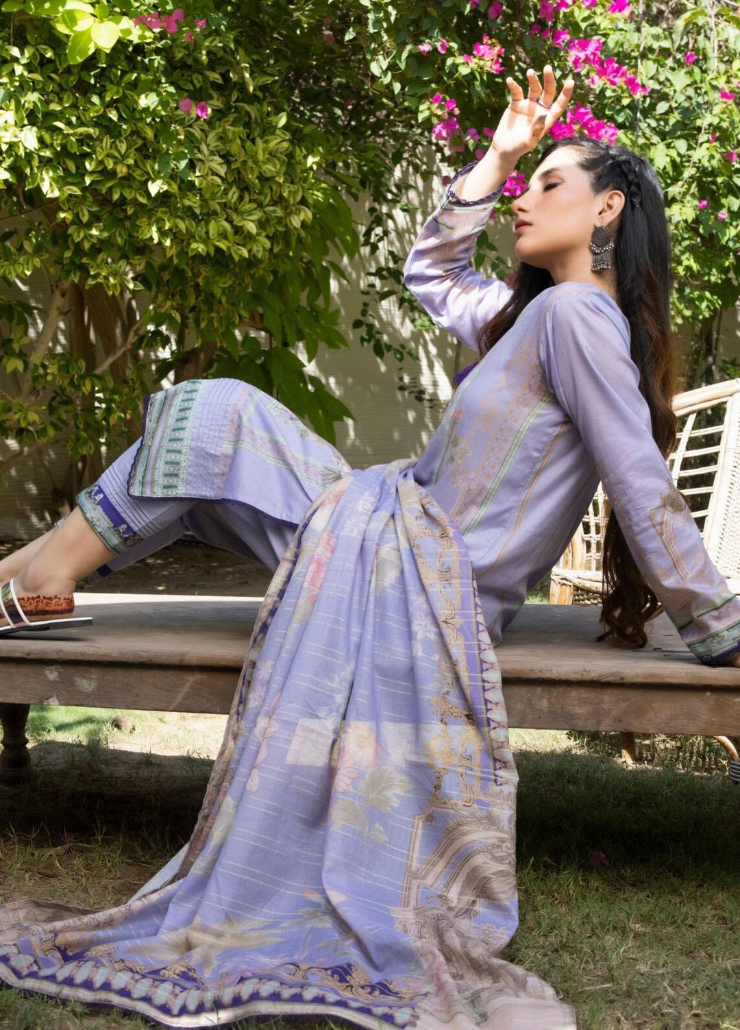 Salina By Regalia Textiles Printed Lawn Suits Unstitched 3 Piece RGT23SSZ-V8 D-07 - Summer Collection