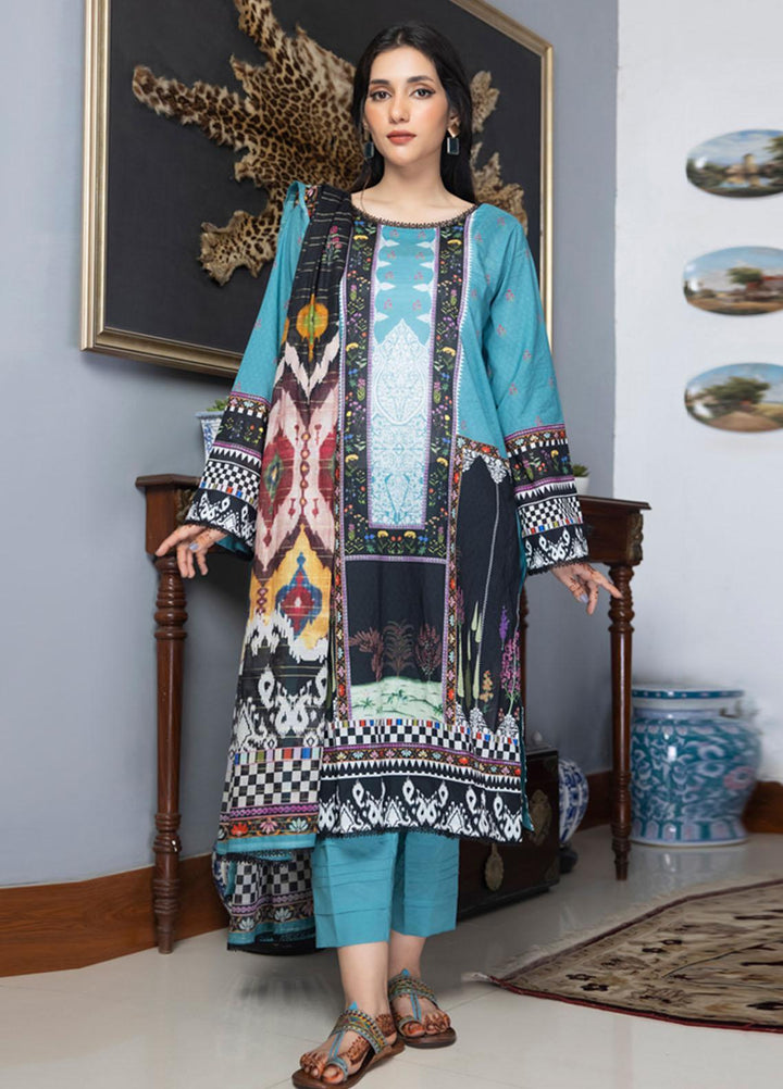 Salina By Regalia Textiles Printed Lawn Suits Unstitched 3 Piece RGT23SSZ-V8 D-10 - Summer Collection