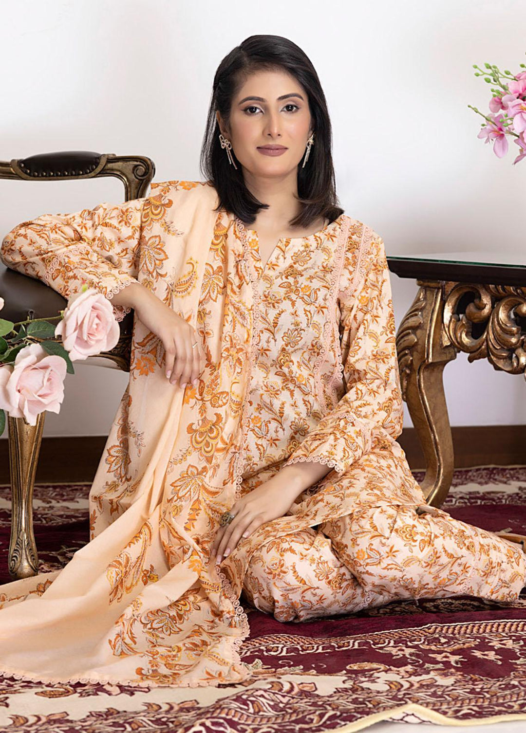 Salina By Regalia Textiles Printed  Suits Unstitched 3 Piece RGT23S SSE23-13 - Winter Collection