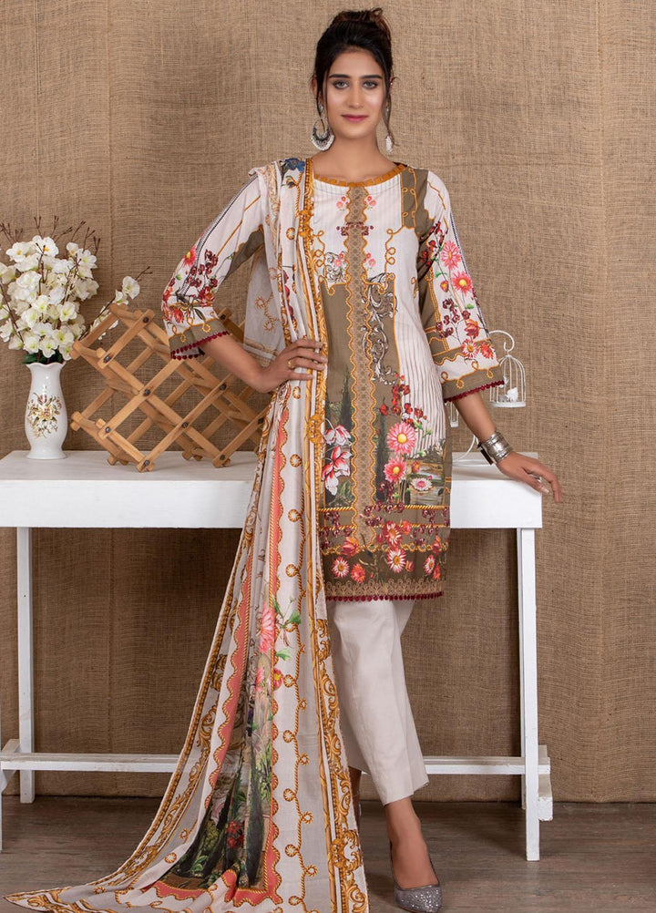 Salina by Regalia Textiles Printed Lawn Suits Unstitched 3 Piece RG21S-8 D-02 - Summer Collection