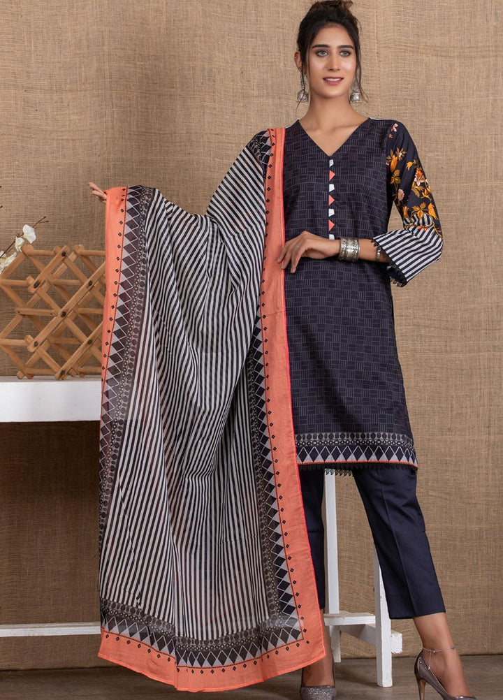 Salina by Regalia Textiles Printed Lawn Suits Unstitched 3 Piece RG21S-8 D-03 - Summer Collection