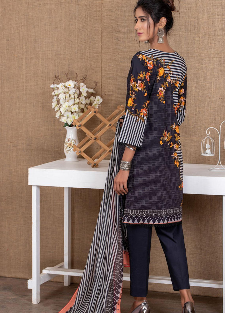 Salina by Regalia Textiles Printed Lawn Suits Unstitched 3 Piece RG21S-8 D-03 - Summer Collection