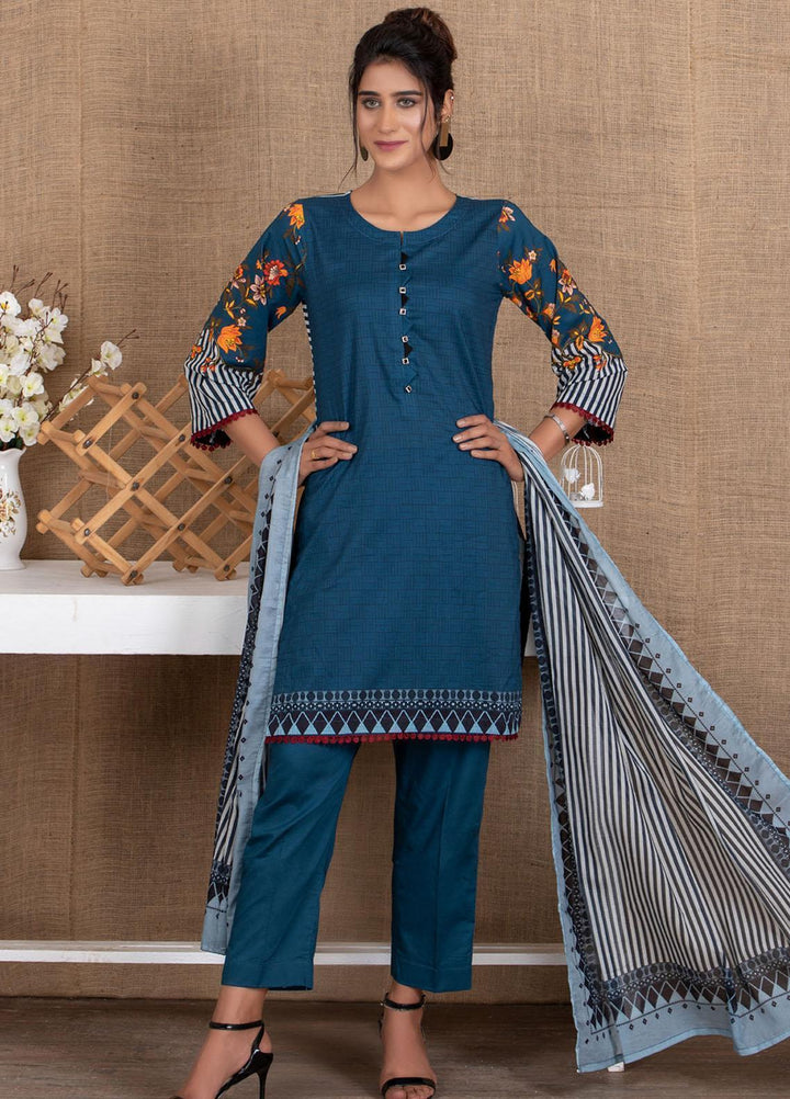 Salina by Regalia Textiles Printed Lawn Suits Unstitched 3 Piece RG21S-8 D-04 - Summer Collection