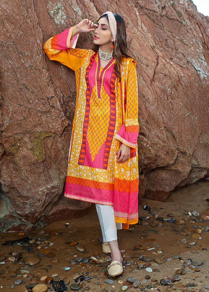 Salina By Regalia Textiles Printed Lawn Suits Unstitched 3 Piece RGT22-S7 01 - Summer Collection