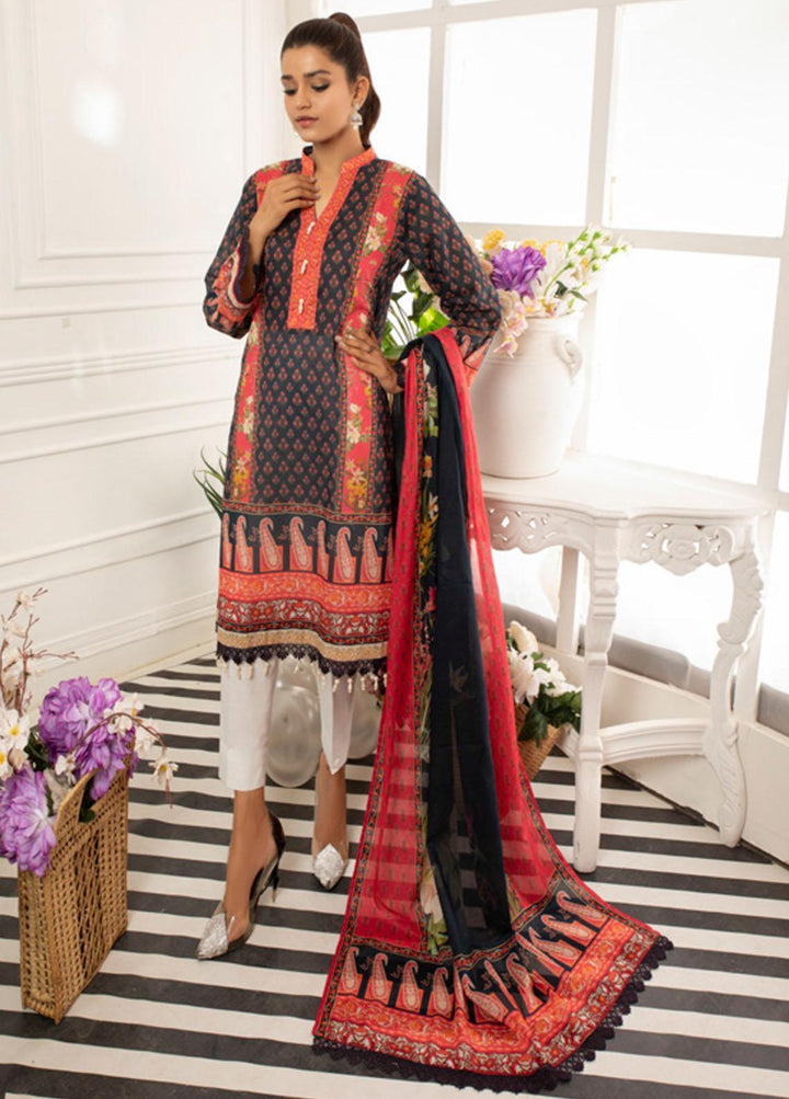 Salina By Regalia Textiles Printed Lawn Suits Unstitched 3 Piece RGT22-S7 10 - Summer Collection