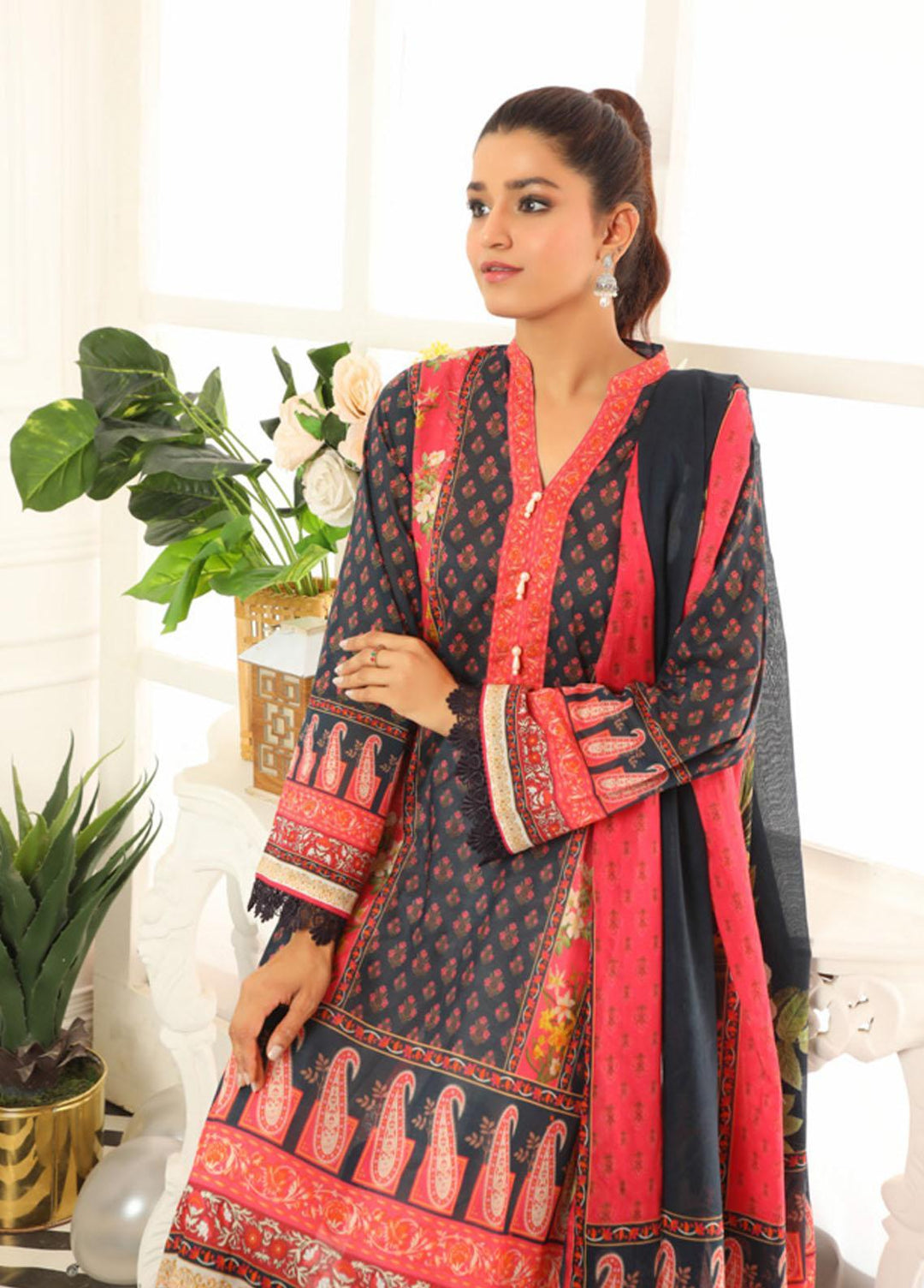 Salina By Regalia Textiles Printed Lawn Suits Unstitched 3 Piece RGT22-S7 10 - Summer Collection