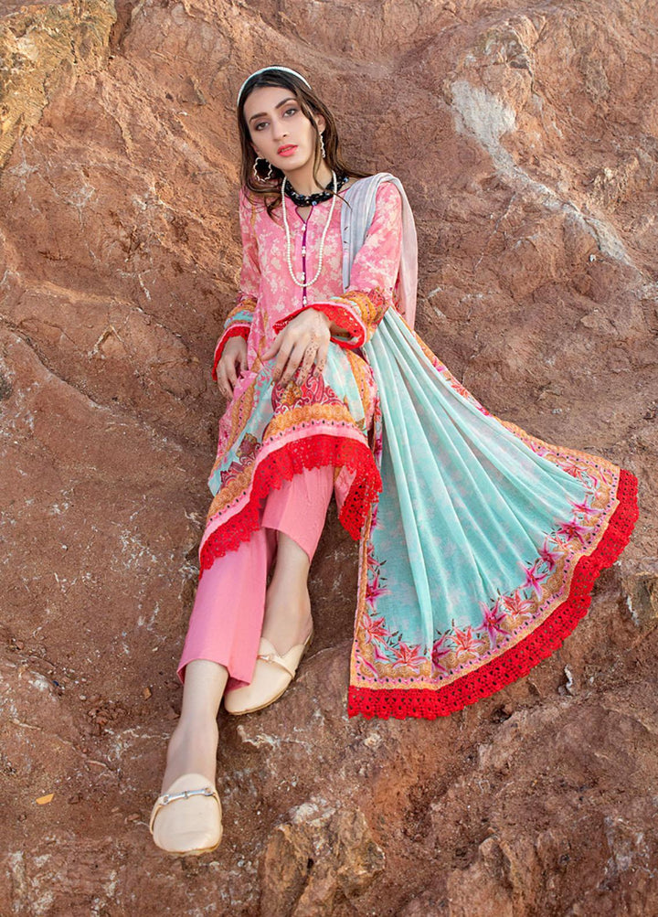 Salina By Regalia Textiles Printed Lawn Suits Unstitched 3 Piece RGT22-S7 04 - Summer Collection