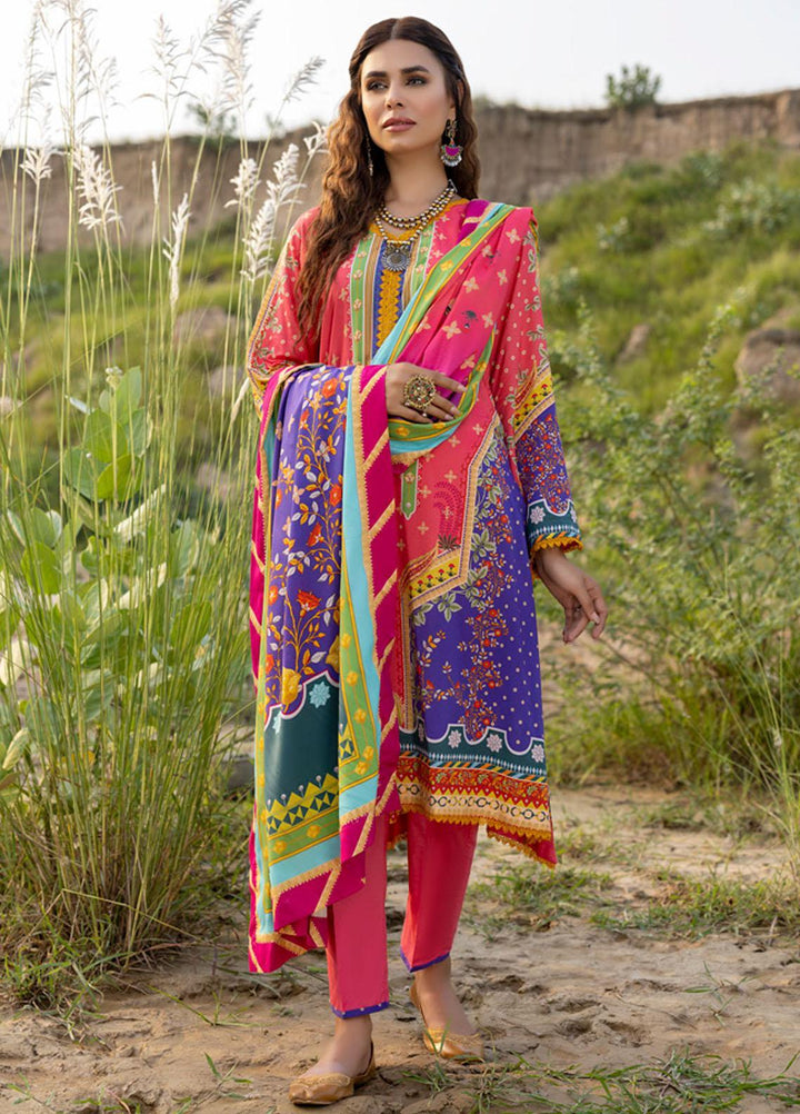 Salina by Regalia Textiles Printed Linen Suits Unstitched 3 Piece RGT22SP D2 - Winter Collection