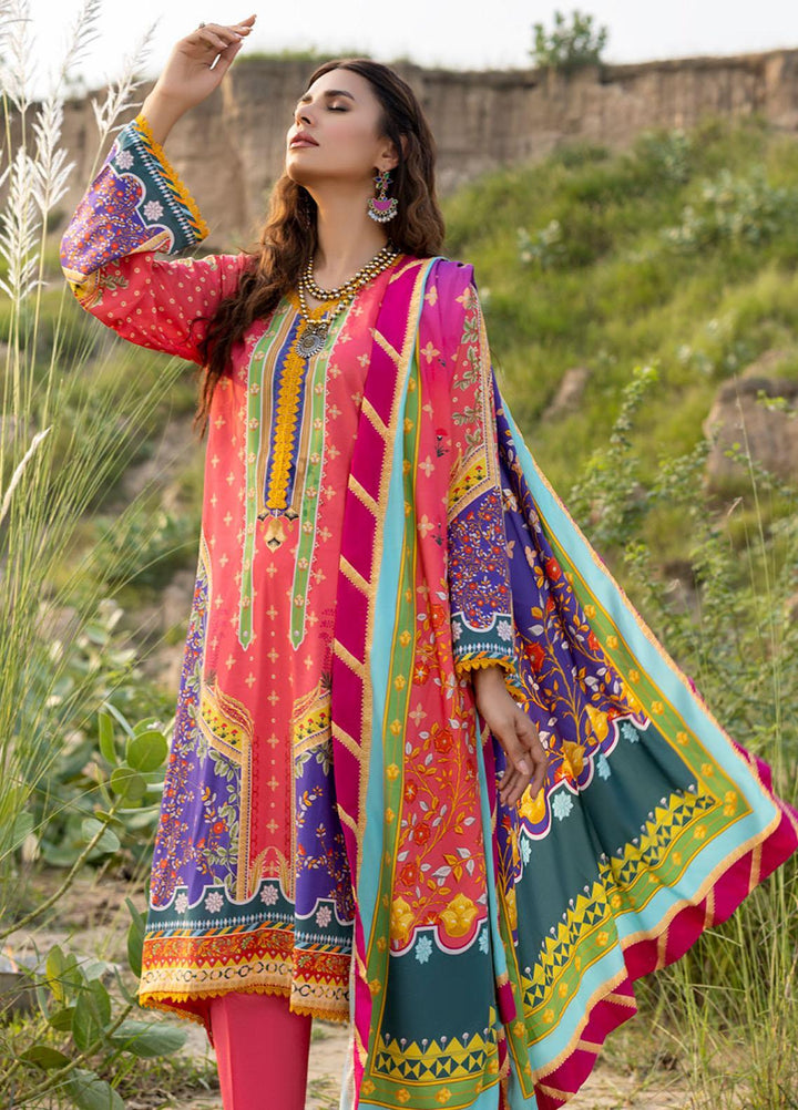 Salina by Regalia Textiles Printed Linen Suits Unstitched 3 Piece RGT22SP D2 - Winter Collection