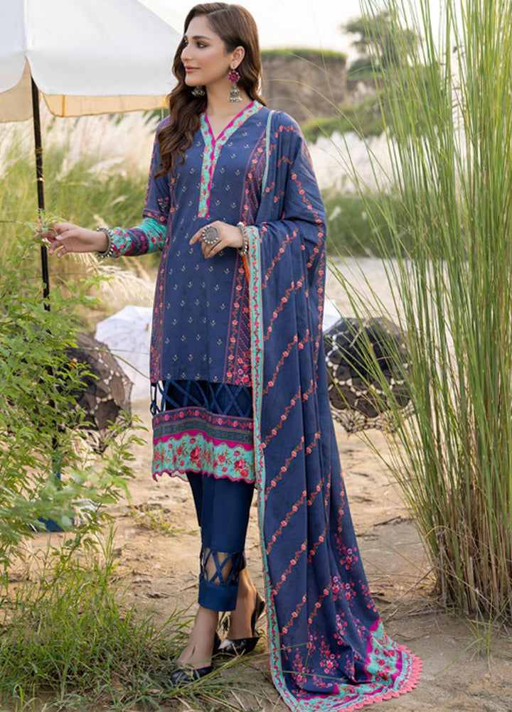 Salina by Regalia Textiles Printed Linen Suits Unstitched 3 Piece RGT22SP D3 - Winter Collection