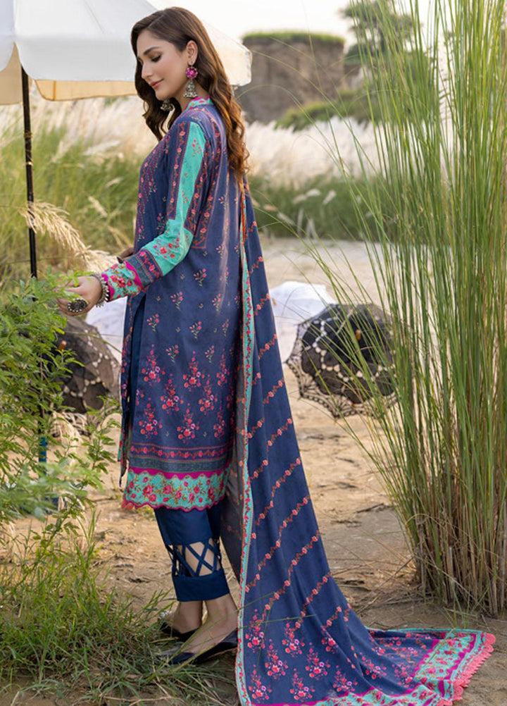 Salina by Regalia Textiles Printed Linen Suits Unstitched 3 Piece RGT22SP D3 - Winter Collection