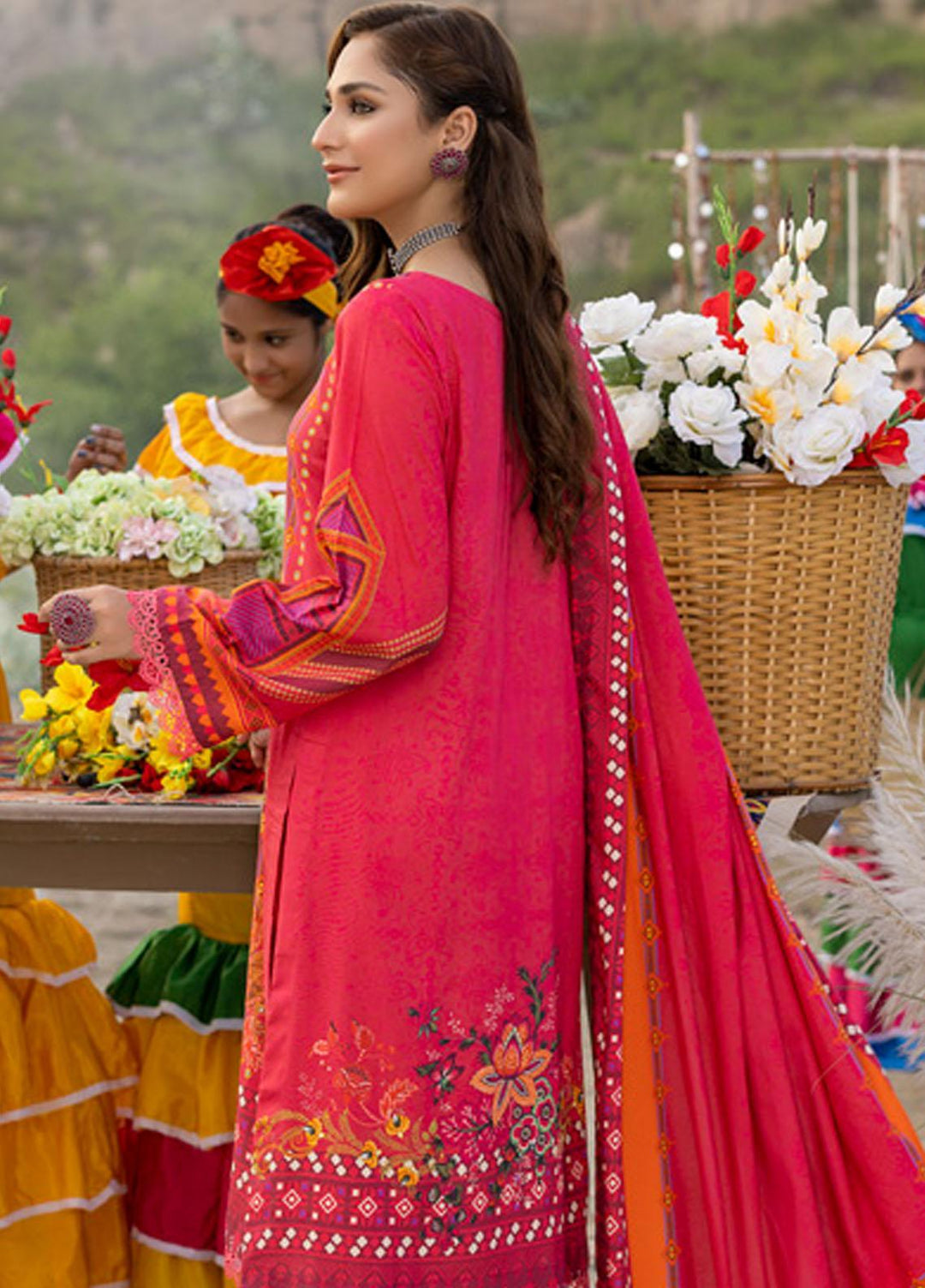 Salina by Regalia Textiles Printed Linen Suits Unstitched 3 Piece RGT22SP D5 - Winter Collection