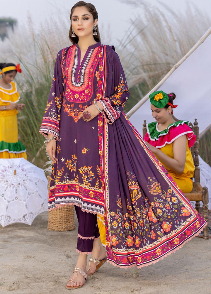 Salina by Regalia Textiles Printed Linen Suits Unstitched 3 Piece RGT22SP D7 - Winter Collection