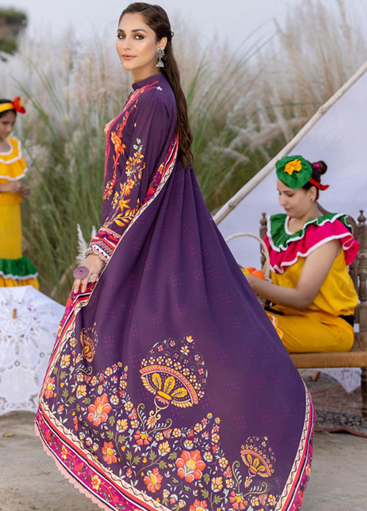 Salina by Regalia Textiles Printed Linen Suits Unstitched 3 Piece RGT22SP D7 - Winter Collection