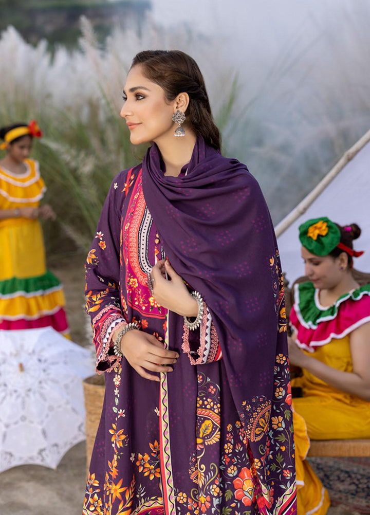 Salina by Regalia Textiles Printed Linen Suits Unstitched 3 Piece RGT22SP D7 - Winter Collection