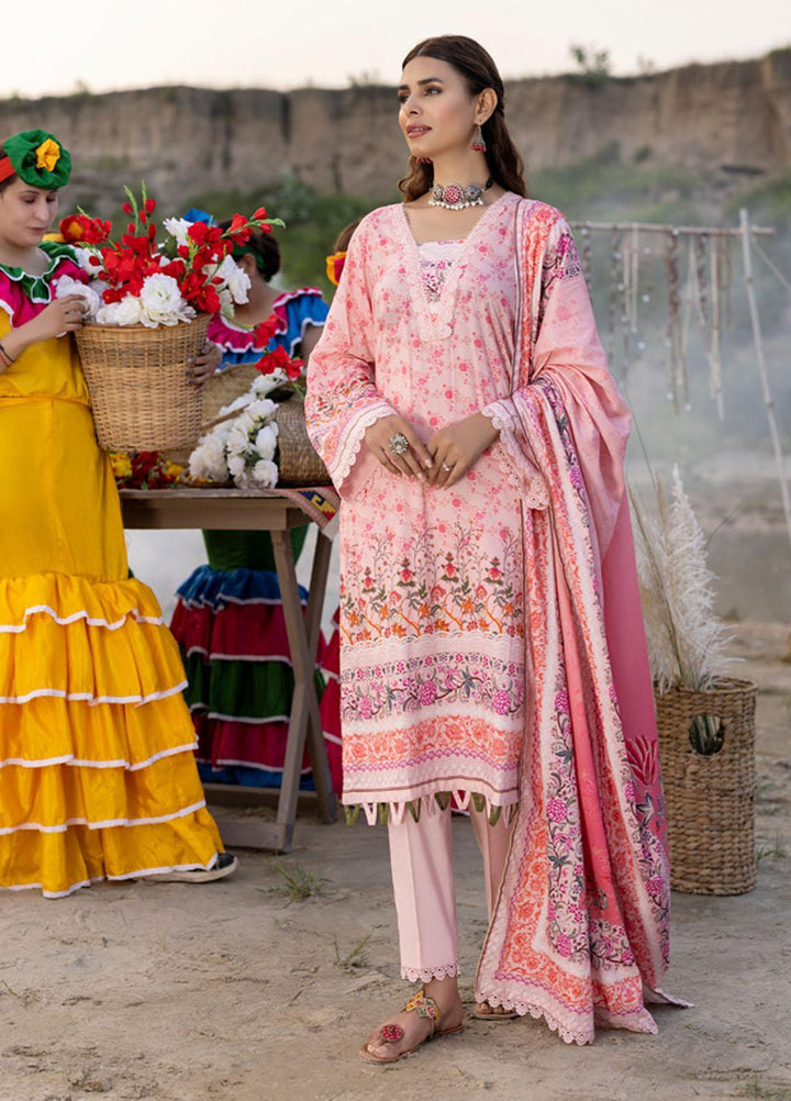 Salina by Regalia Textiles Printed Linen Suits Unstitched 3 Piece RGT22SP D8 - Winter Collection