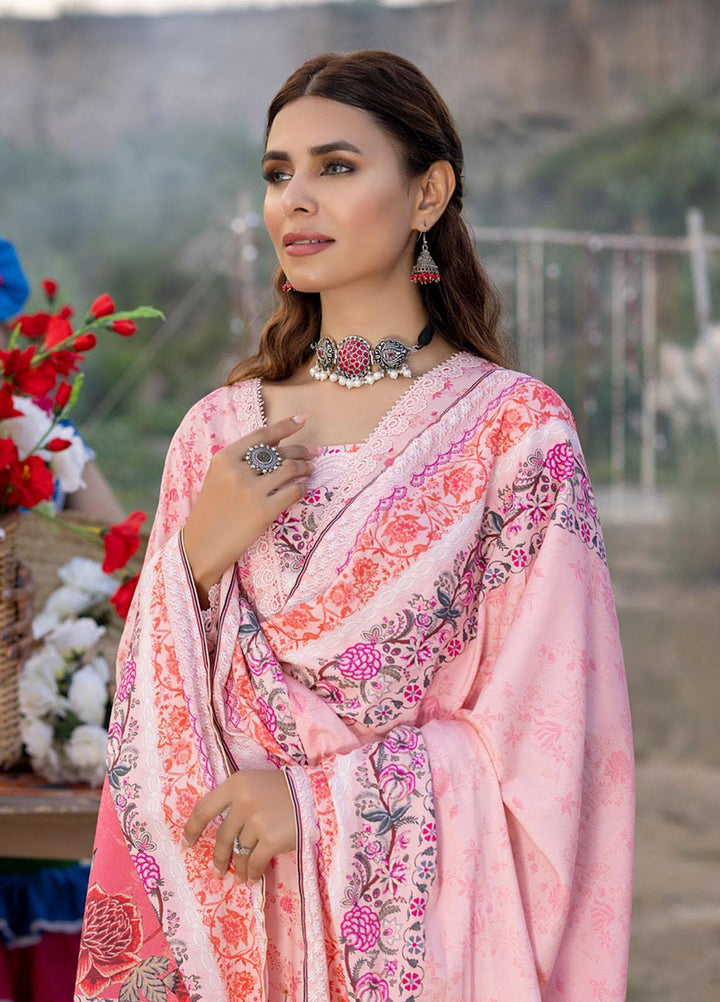 Salina by Regalia Textiles Printed Linen Suits Unstitched 3 Piece RGT22SP D8 - Winter Collection