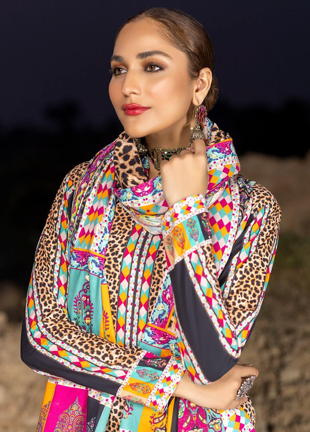 Salina by Regalia Textiles Printed Linen Suits Unstitched 3 Piece RGT22SP D9 - Winter Collection