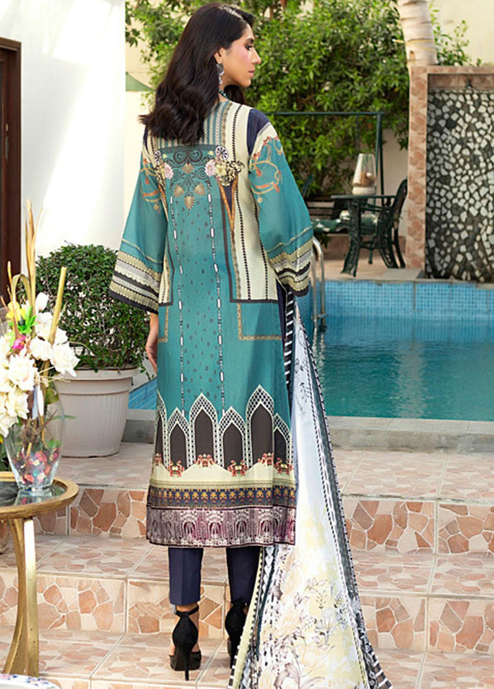Salina by Regalia Textiles Embroidered Lawn Suits Unstitched 3 Piece SRG22-L2 10 - Summer Collection