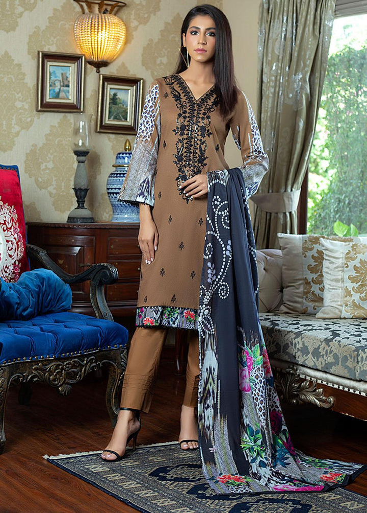 Salina by Regalia Textiles Embroidered Lawn Suits Unstitched 3 Piece SRG22-L2 02 - Summer Collection