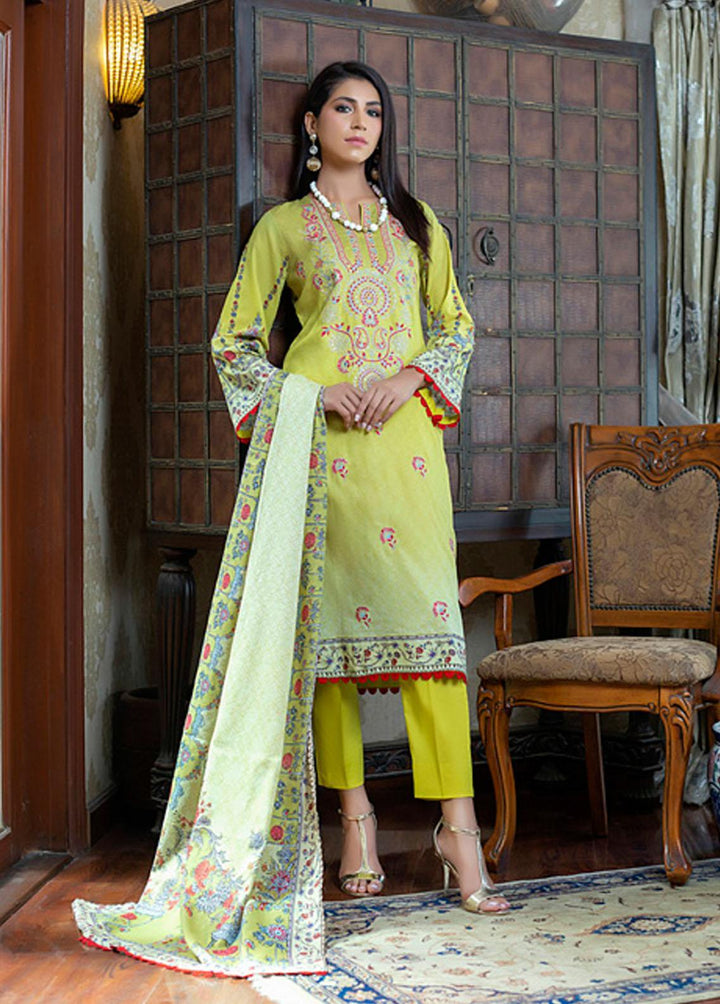 Salina by Regalia Textiles Embroidered Lawn Suits Unstitched 3 Piece SRG22-L2 04 - Summer Collection