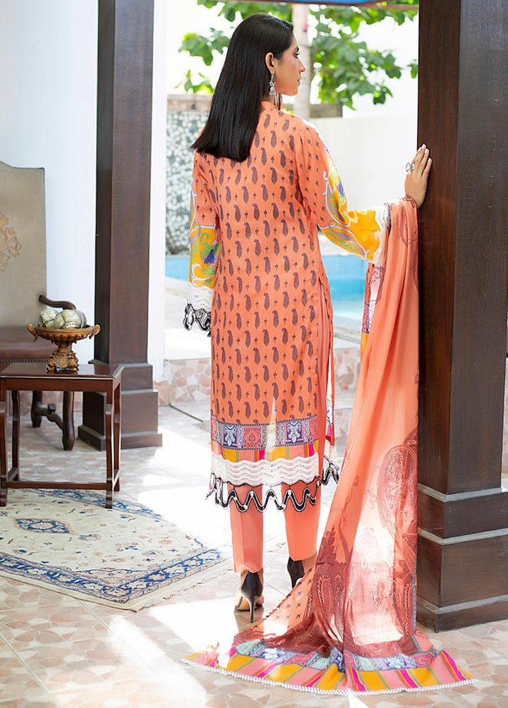 Salina by Regalia Textiles Embroidered Lawn Suits Unstitched 3 Piece SRG22-L2 07 - Summer Collection