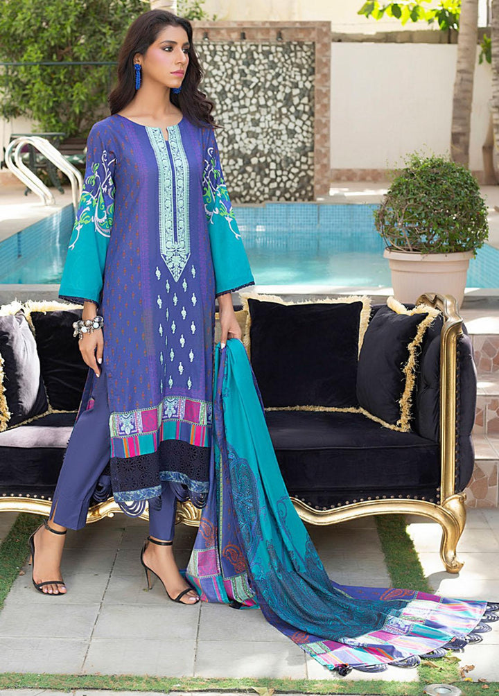Salina by Regalia Textiles Embroidered Lawn Suits Unstitched 3 Piece SRG22-L2 08 - Summer Collection