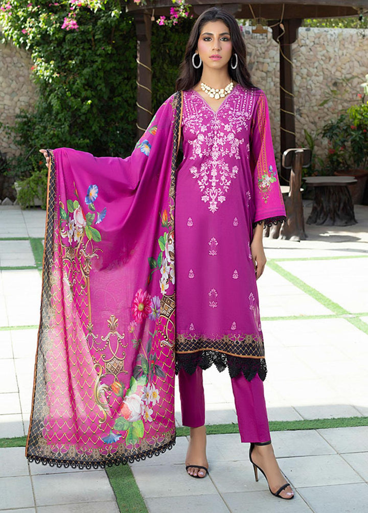 Salina by Regalia Textiles Embroidered Lawn Suits Unstitched 3 Piece SRG22-L2 09 - Summer Collection