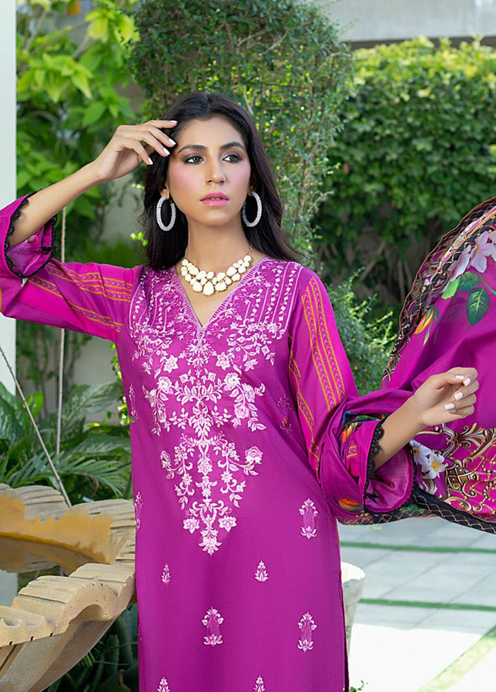 Salina by Regalia Textiles Embroidered Lawn Suits Unstitched 3 Piece SRG22-L2 09 - Summer Collection