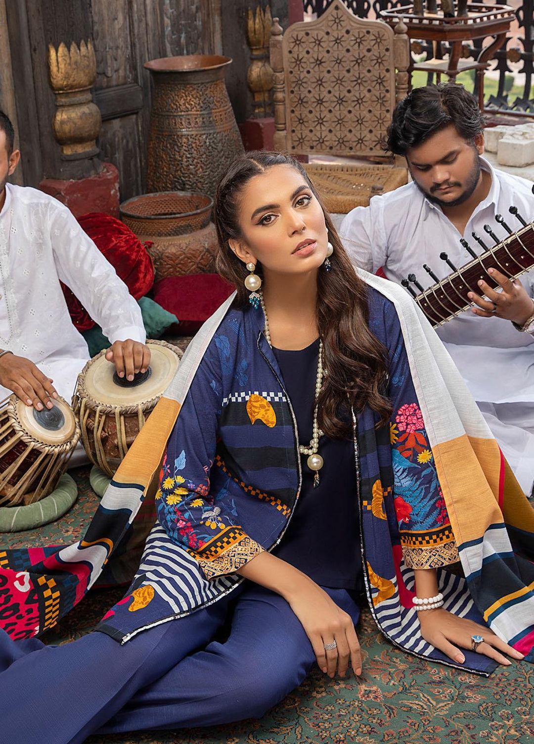 Salina by Regalia Textile Printed Khaddar Suits Unstitched 3 Piece RG21SK D-03 - Winter Collection