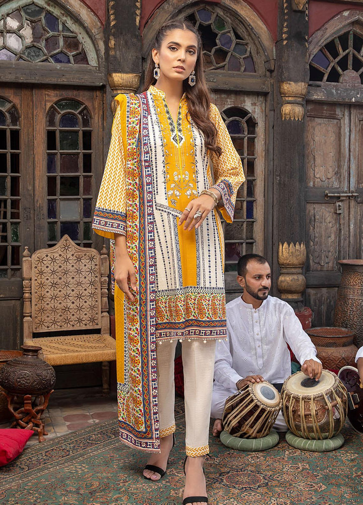 Salina by Regalia Textile Printed Khaddar Suits Unstitched 3 Piece RG21SK D-05 - Winter Collection