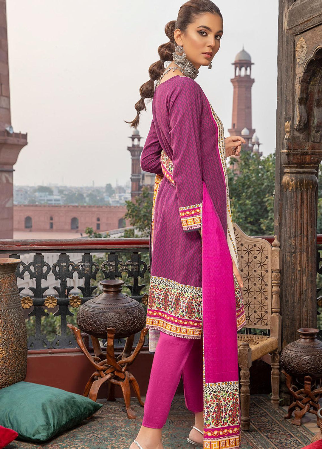 Salina by Regalia Textile Printed Khaddar Suits Unstitched 3 Piece RG21SK D-08 - Winter Collection