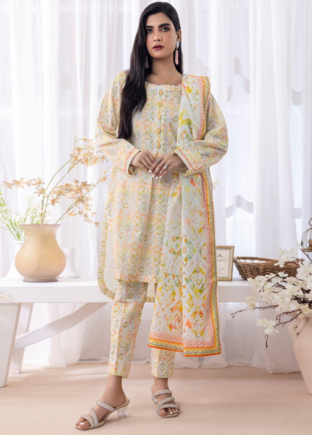 Salina Separates By Regalia Textiles Printed Khaddar Suits Unstitched 3 Piece RGT23SSK D-05 - Winter Collection