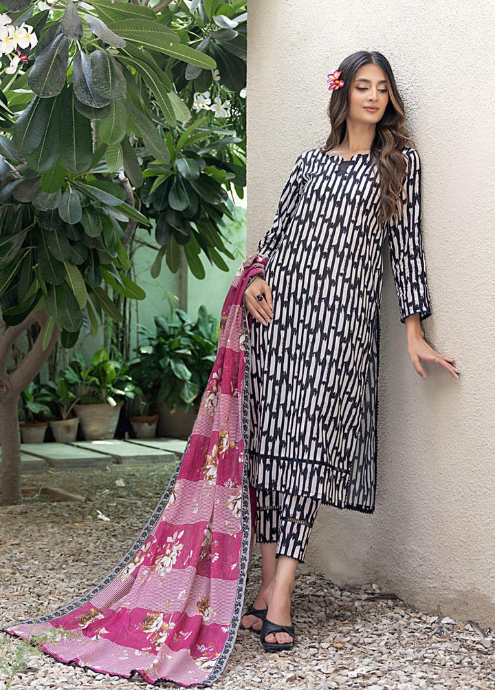 Salina Separates By Regalia Textiles Printed Lawn Suits Unstitched 3 Piece RGT23-SS7 SSV7-02 - Premium Collection