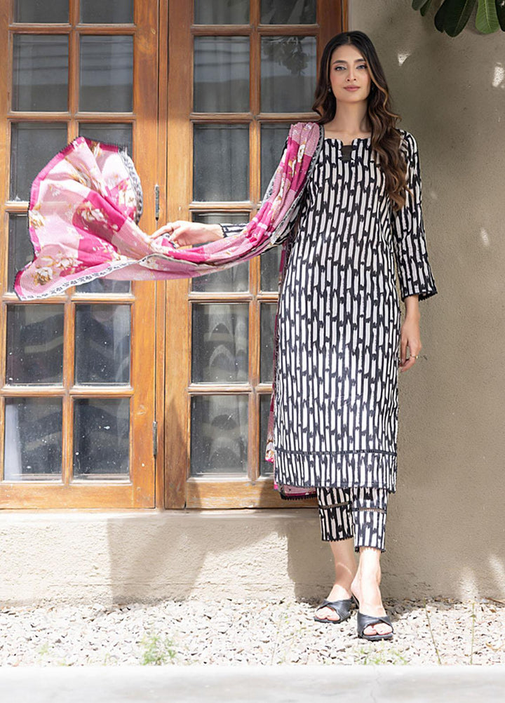 Salina Separates By Regalia Textiles Printed Lawn Suits Unstitched 3 Piece RGT23-SS7 SSV7-02 - Premium Collection