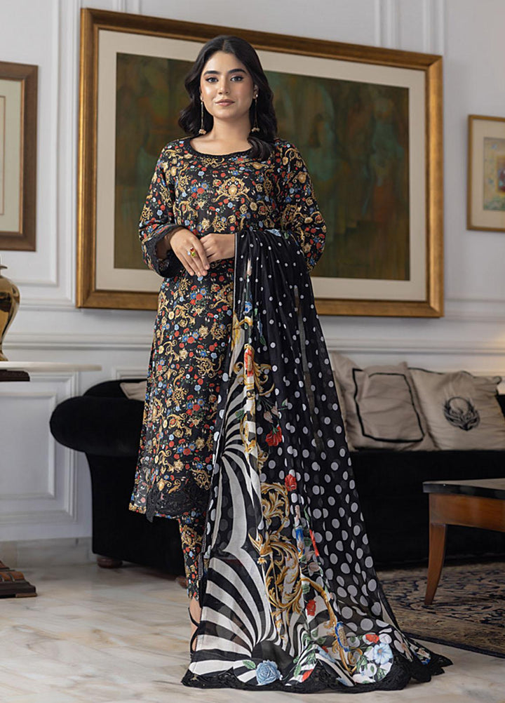 Salina Separates By Regalia Textiles Printed Lawn Suits Unstitched 3 Piece RGT23-SS7 SSV7-03 - Premium Collection