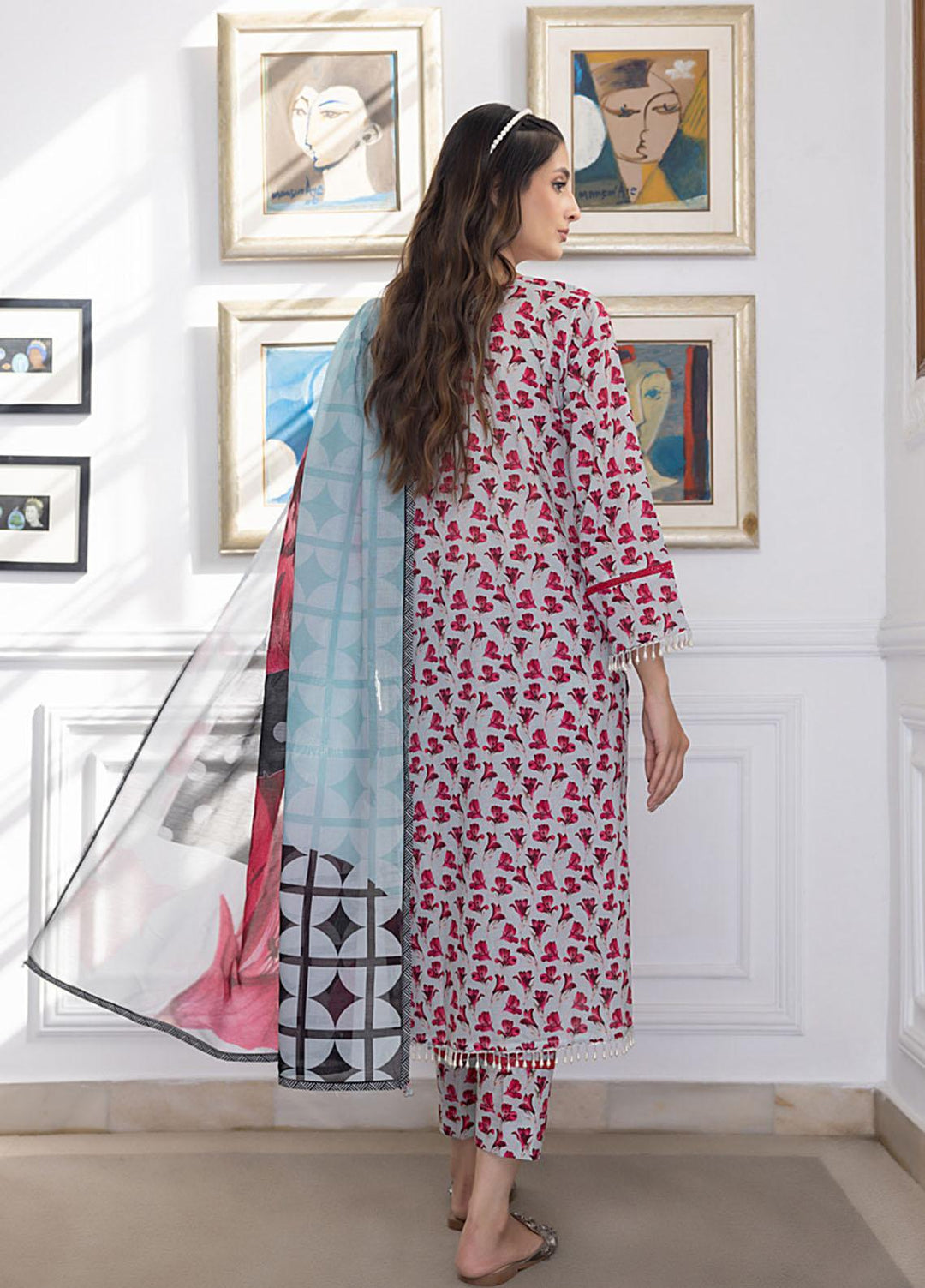 Salina Separates By Regalia Textiles Printed Lawn Suits Unstitched 3 Piece RGT23-SS7 SSV7-04 - Premium Collection