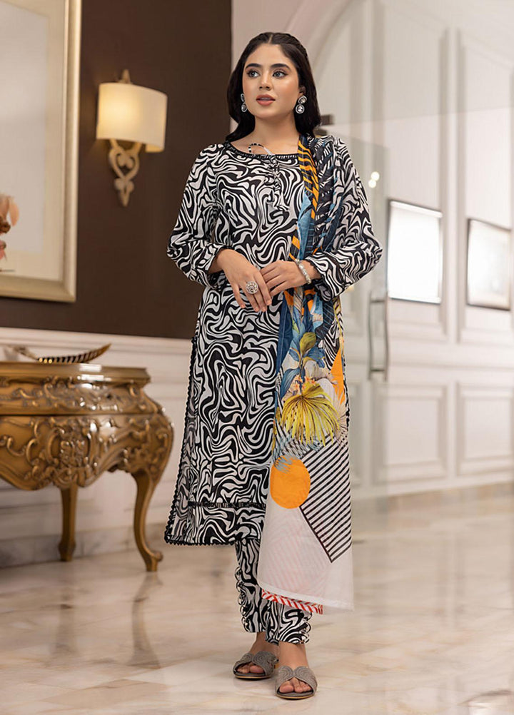 Salina Separates By Regalia Textiles Printed Lawn Suits Unstitched 3 Piece RGT23-SS7 SSV7-07 - Premium Collection