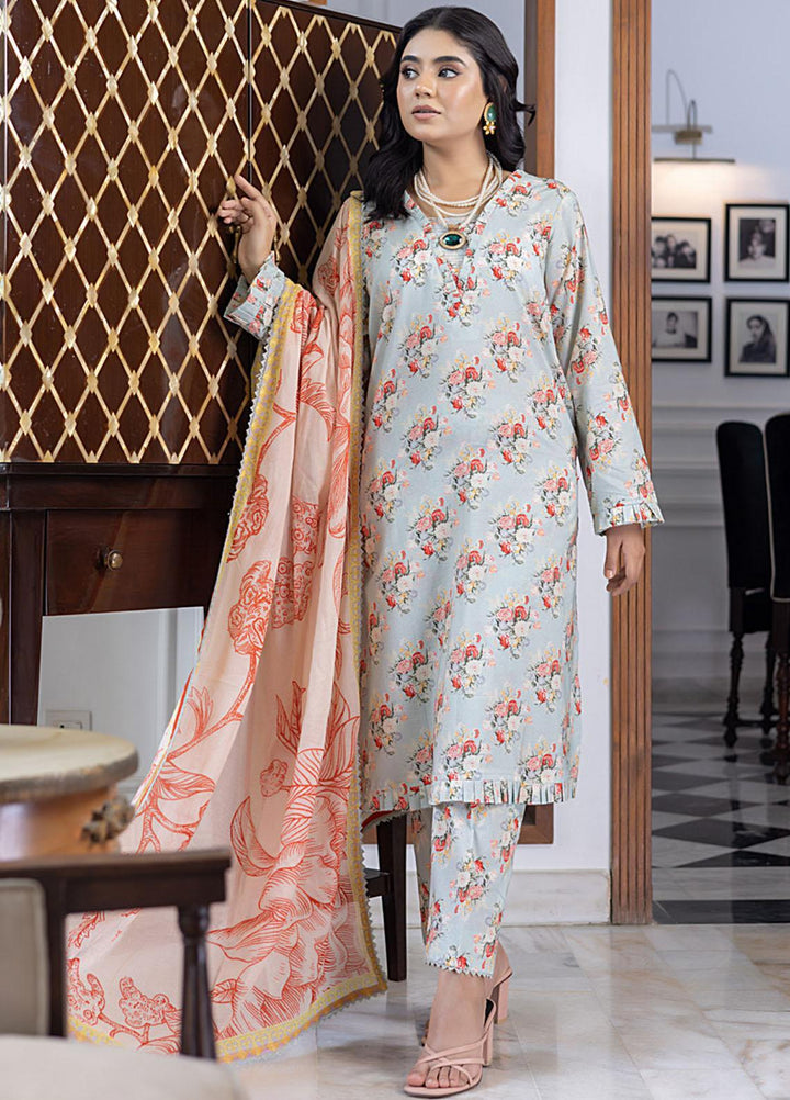 Salina Separates By Regalia Textiles Printed Lawn Suits Unstitched 3 Piece RGT23-SS7 SSV7-12 - Premium Collection