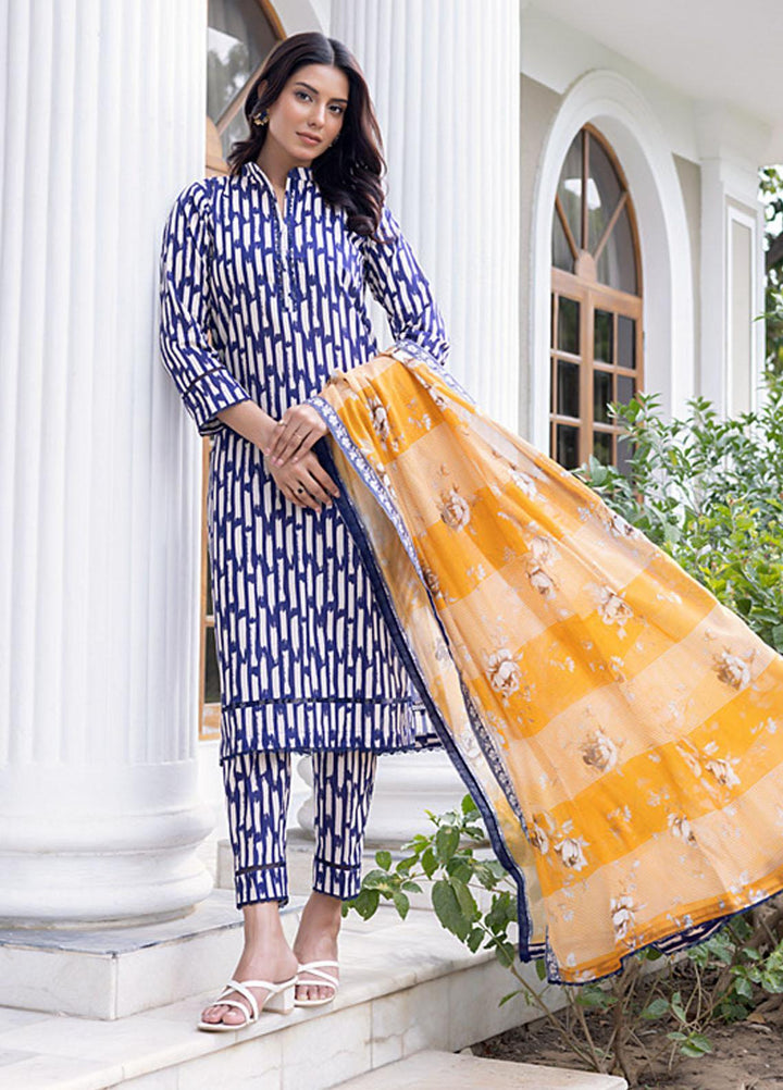 Salina Separates By Regalia Textiles Printed Lawn Suits Unstitched 3 Piece RGT23-SS7 SSV7-13 - Premium Collection