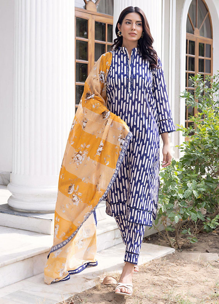 Salina Separates By Regalia Textiles Printed Lawn Suits Unstitched 3 Piece RGT23-SS7 SSV7-13 - Premium Collection