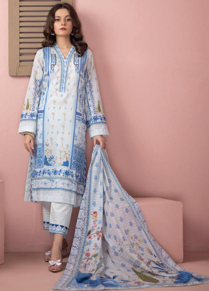 Salina Zari By Regalia Textiles Printed Lawn Suits Unstitched 3 Piece RGT23-S9 13 - Summer Collection