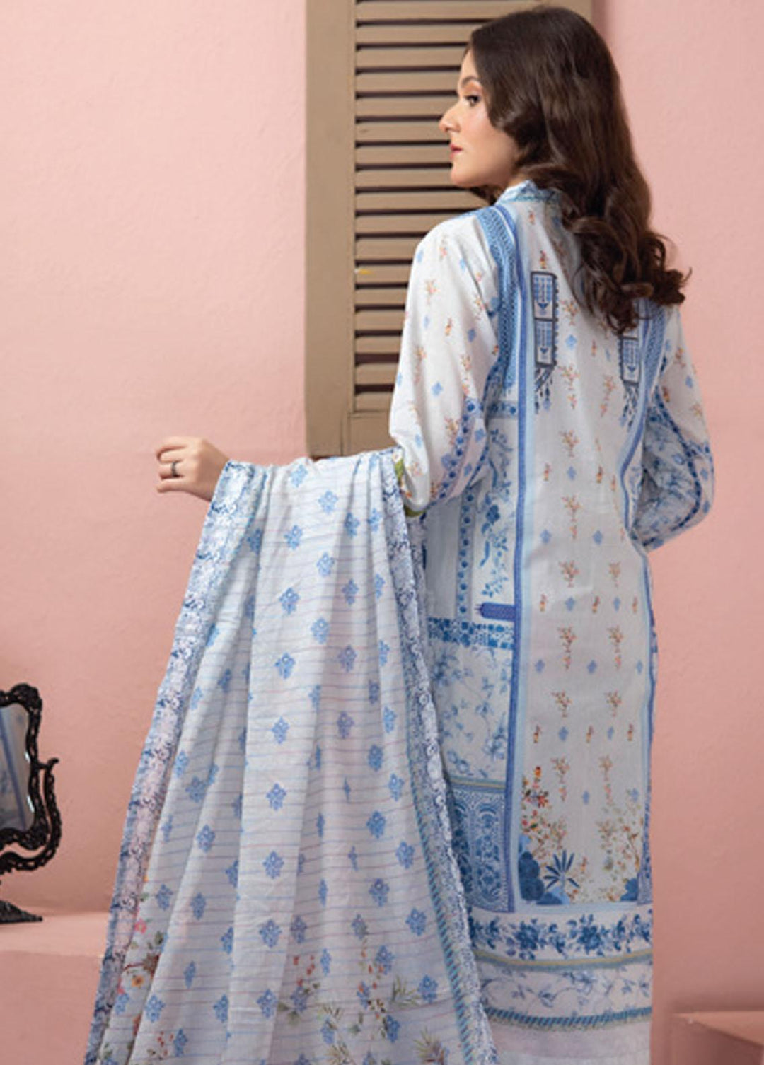 Salina Zari By Regalia Textiles Printed Lawn Suits Unstitched 3 Piece RGT23-S9 13 - Summer Collection