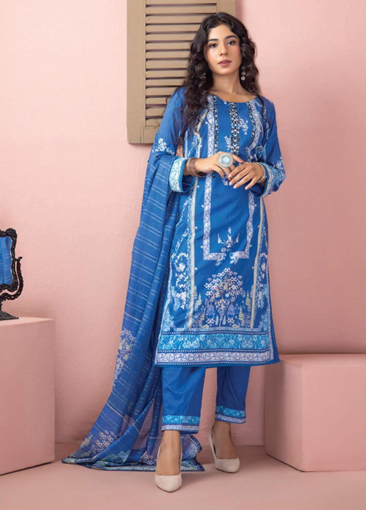 Salina Zari By Regalia Textiles Printed Lawn Suits Unstitched 3 Piece RGT23-S9 14 - Summer Collection