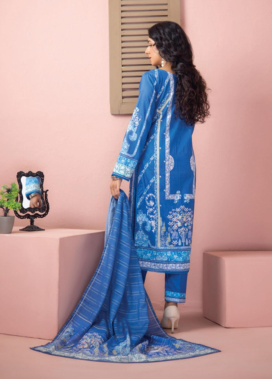 Salina Zari By Regalia Textiles Printed Lawn Suits Unstitched 3 Piece RGT23-S9 14 - Summer Collection