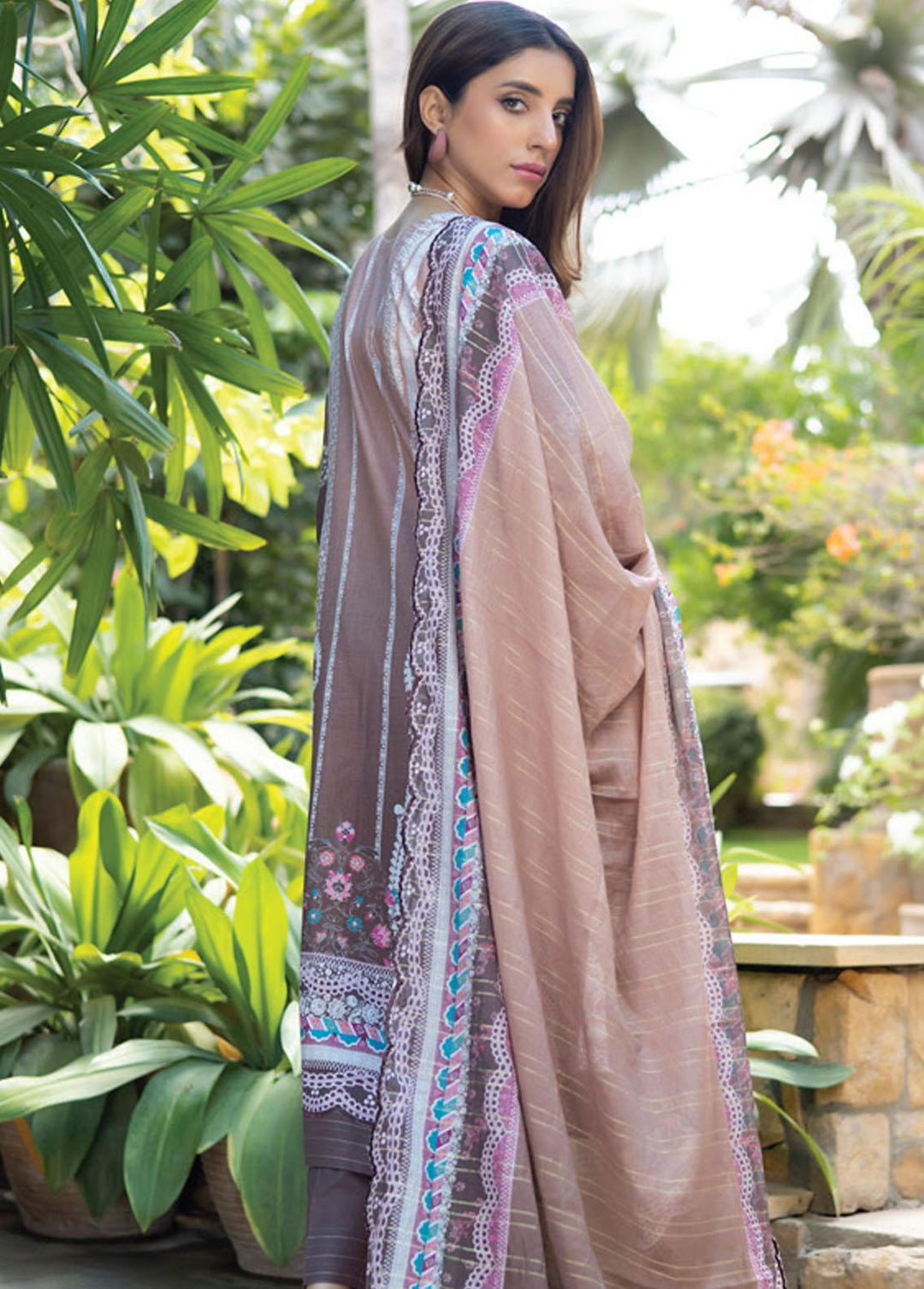 Salina Zari By Regalia Textiles Printed Lawn Suits Unstitched 3 Piece RGT23-S9 3 - Summer Collection